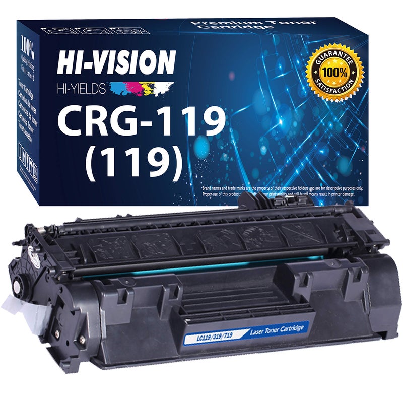 HI-VISION HI-YIELDS HI-VisionÂ® 1-Pack Compatible Toner Cartridge Replacement for Canon 119 for imageCLASS LBP6300dn LBP6650dn LBP6670dn MF5850dn MF5880dn MF5950dw MF5960dn MF6160dw Printers - Image 1